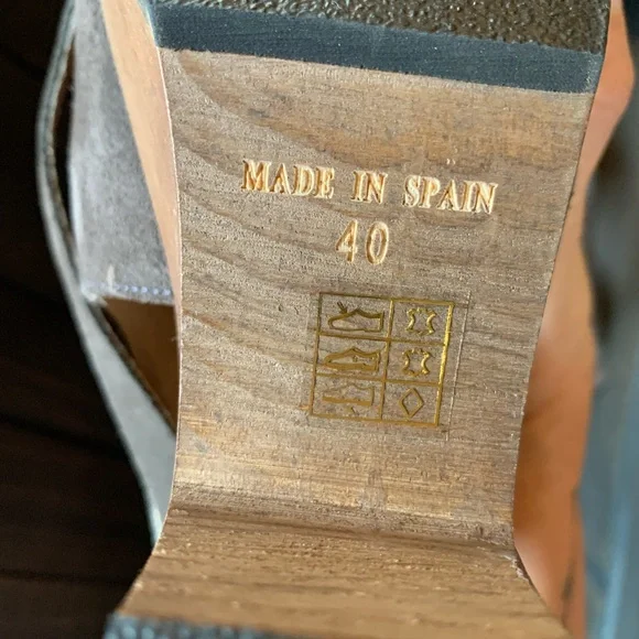 Free People Women Suede Wedge Shoes with Ankle Strap - Picture 5 of 8